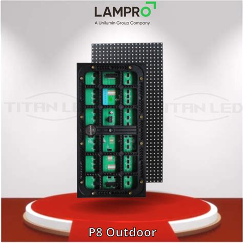 Jual MODUL PANEL LED P8 RGB OUTDOOR VIDEOTRON LAMPRO BY UNILUMIN GROUP