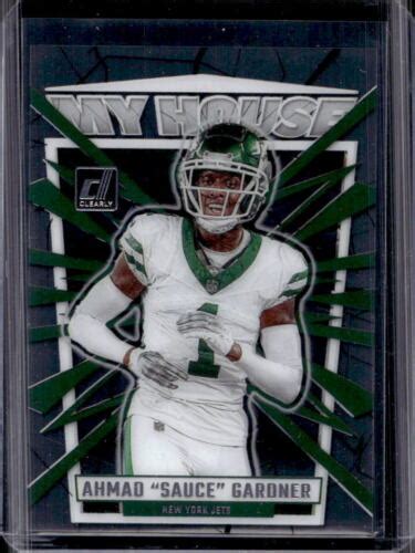 2023 Clearly Donruss Ahmad Sauce Gardner My House 3 Jets EBay