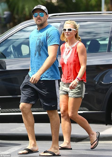 Britney Spears And Her Beau David Lucado Step Out For A Bite In Matching Summer Wear Daily