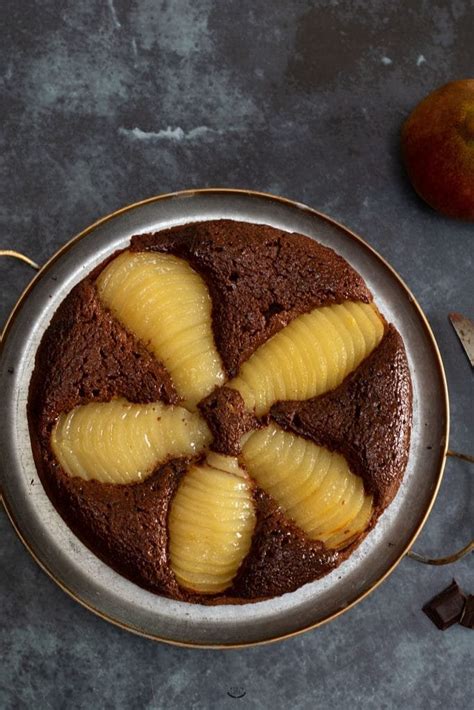 Tarte poire chocolat façon bourdaloue