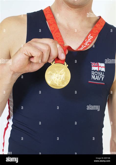 Olympic gold medal Beijing 2008 Stock Photo - Alamy