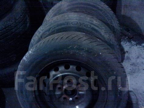 3 колеса лето 195/70R14 Toyo на штампованных дисках, 14", 1 шт, 195 мм ...