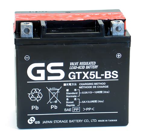 Gs Agm Gtx L Bs Maintenance Free Sealed Battery Overstock Shopping