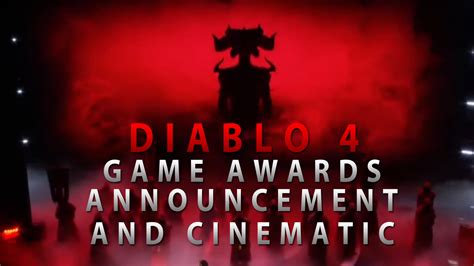 Watch Blizzards Diablo 4 Release Date Announcement