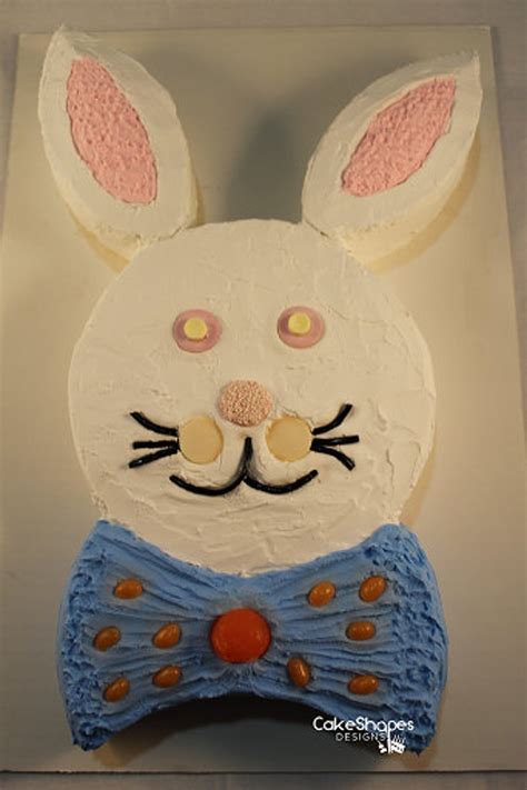 Printable Bunny Cut Up Cake Pattern To Create A Shaped Cake Cut Up