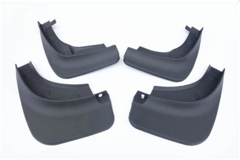 Genuine New Set Splash Guards Mud Flaps For Vw 2012 2018 Touareg R Line R Line Ebay