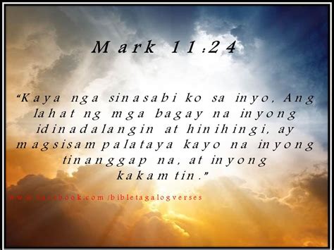 Mark Bible Tagalog Verses Bible Tagalog Verses