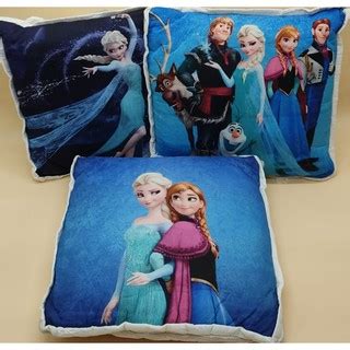 Almofada Manta Frozen Ana Elsa 2 Em 1 Vira Cobertor Edredom Shopee Brasil