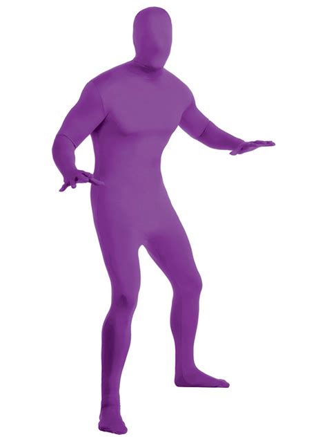 Purple One Size Full Bodysuit Zentai Costume Wonder Beauty Lingerie