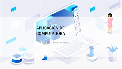 Cursos De Aplicaciones Inform Ticas Presentaci N Plantilla Para