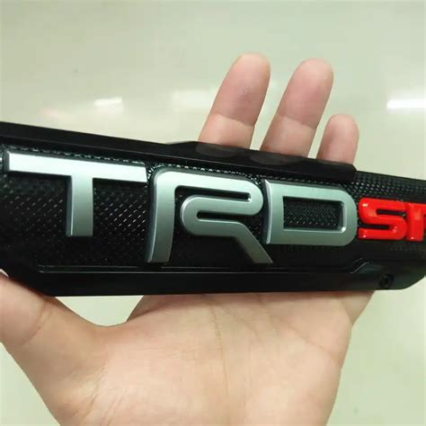 1 Pc Trd Sport Off Road Car Door Emblem Front Fender Badge Sticker For