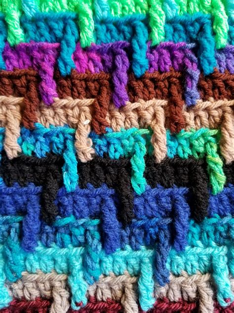 Scrap Yarn Stash Buster Blanket Free Crochet Pattern Crochet Instinct