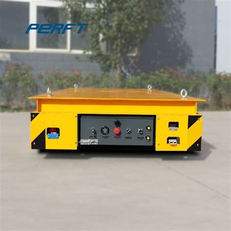 China Customized 30 Ton Trackless Transfer Trolly For Steel Plant