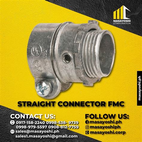 Straight Connector Flexible Metal Conduit Fmc Electrical