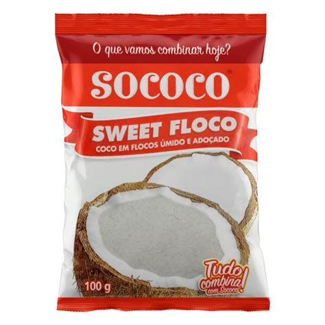 Coco Ralado Mido Ado Ado Em Flocos Sococo Sweet Floco Pacote G