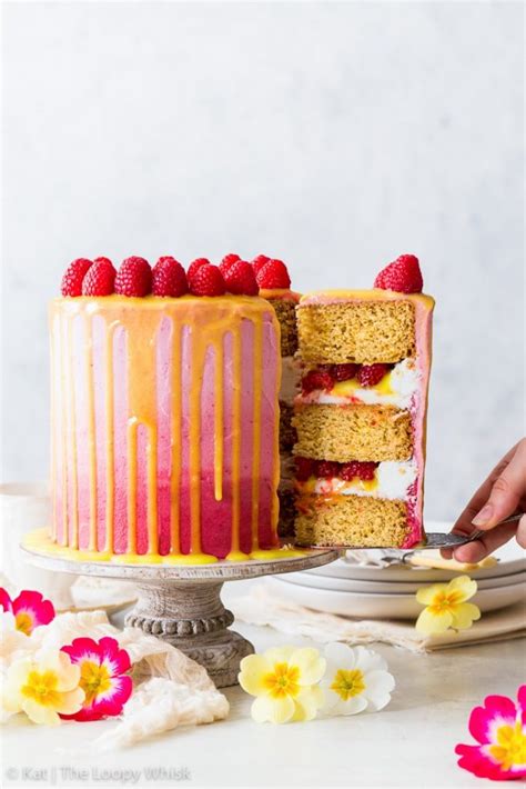 Vegan Raspberry And Lemon Cake The Loopy Whisk