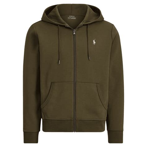 Polo Ralph Lauren Double Knit Full Zip Hoodie Sweat Program From Signature Menswear Uk