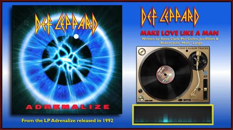 Def Leppard Make Love Like A Man Youtube