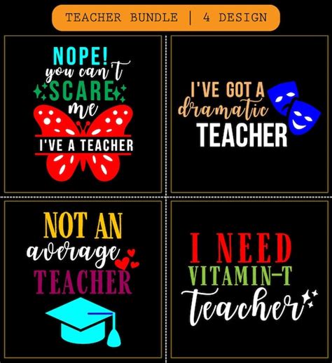 Premium Vector Teacher Svg Bundle Teacher Svg File Teacher Svg Cricut