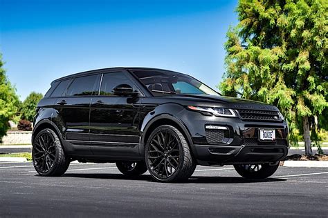 Land Rover Evoque Black with Asanti ABL-21 Aftermarket Wheels | Wheel Front