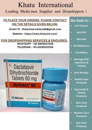 Mydekla Daclatasvir Mg Tablet At Rs Bottle Bhandewadi