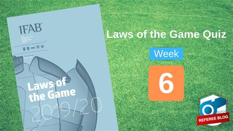 Week Laws Of The Game Quiz Dutch Referee Blog