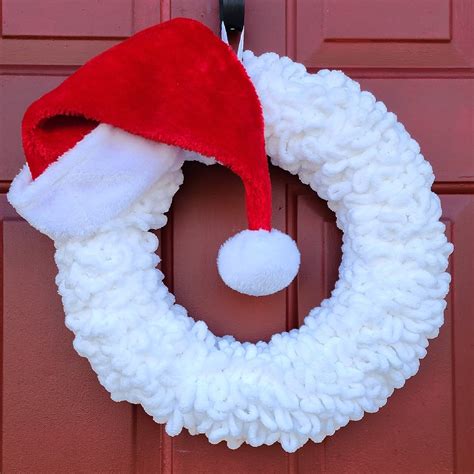 Santa Wreath - Etsy