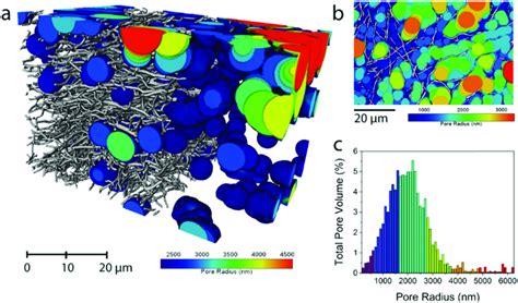 Pore Size Distribution In The Pore Phase Of The Carbonized N0 Sample