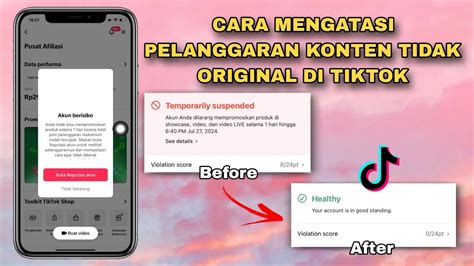 Cara Mengatasi Pelanggaran Konten Tidak Original Di Tiktok YouTube