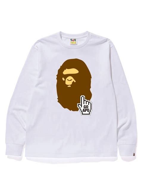 Bape Online L S Tee Mt A Bathing Ape