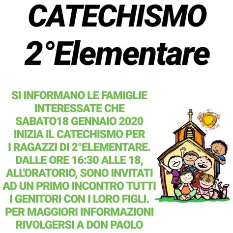 Catechismo Oratorio Di S Anna