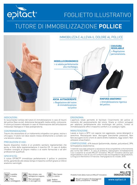 Tutore Di Immobilizzazione Pollice Epitact