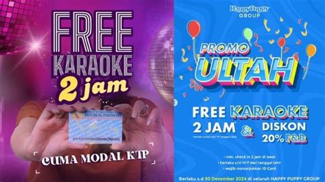 Promo Ulang Tahun Happy Puppy Gratis Jam Karaoke Dan Diskon Makanan