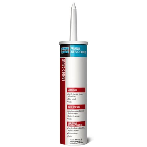 Laticrete Acrylic Caulk Sanded Antique White 105 Oz Tube