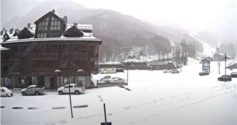 Ancora Una Leggera Nevicata All Abetone E In Val Di Luce Reportpistoia