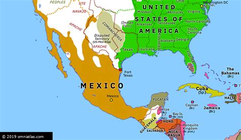 Mexican American War Map