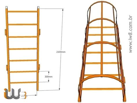 Escada Marinheiro Fabricada Sob Medida Conforme A Necessidade Da Obra