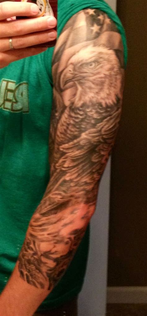 American Eagle Tattoo Sleeve