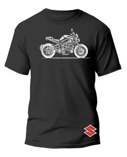 Playera Modelo Suzuki Motorcycles Estampado Reflejante Meses Sin