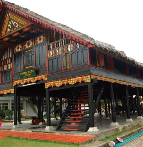 Rumah Adat Aceh Krong Bade Keunikan Penjelasan Gambar