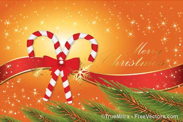 Candy Cane Christmas Background Free Vector Download | FreeImages