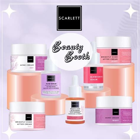 Jual Scarlet Whitening Glowtening Serum Acne Brightly Ever After