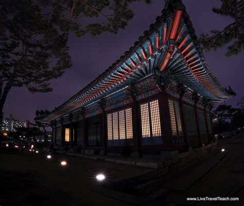 Night Tours at Korean Royal Palaces - Live, Travel, Teach