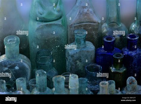 Coloured Glass Bottles Hi Res Stock Photography And Images Alamy