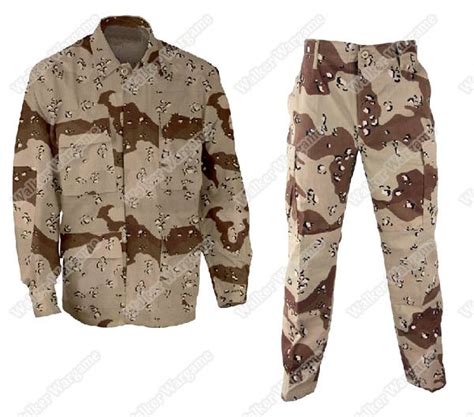 Bdu Battle Dress Uniform Full Set Us Army 6 Color Desert Camo（first