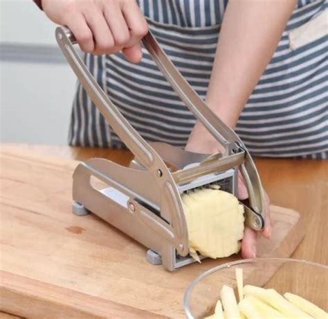 Stainless Steel French Fries And Potato Cutter With 2 Different Blades