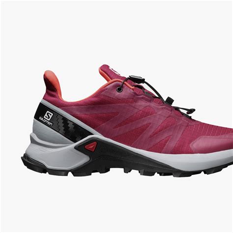 Tenis Salomon Supercross FEM VERMELHO ECOTREK Loja De Montanha