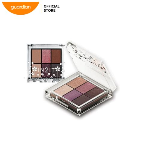 IN2IT Nude 6 Colour Palette Mauve Esn04 Lazada