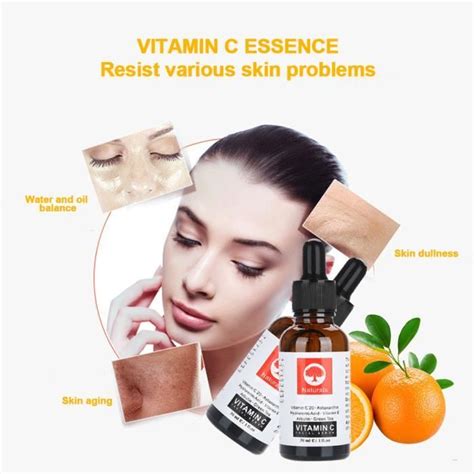 EBTOOLS Sérum visage 30 ml de vitamine C naturelle et d acide