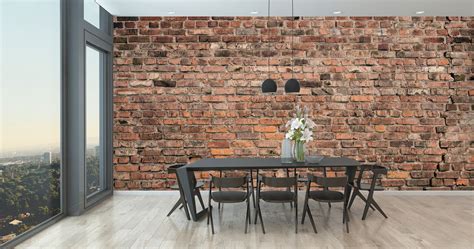 Brick Wall Wall Mural Good for Loft Style Bedroom Wallpaper - Etsy